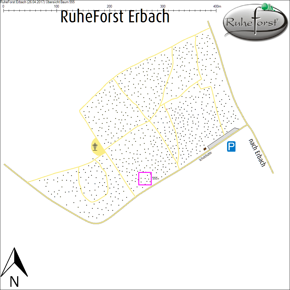 &Uuml;bersichtskarte zu Baum 555