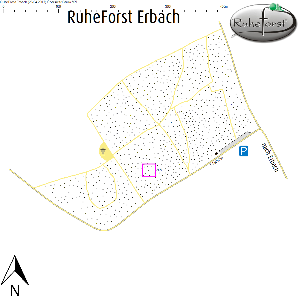 &Uuml;bersichtskarte zu Baum 565
