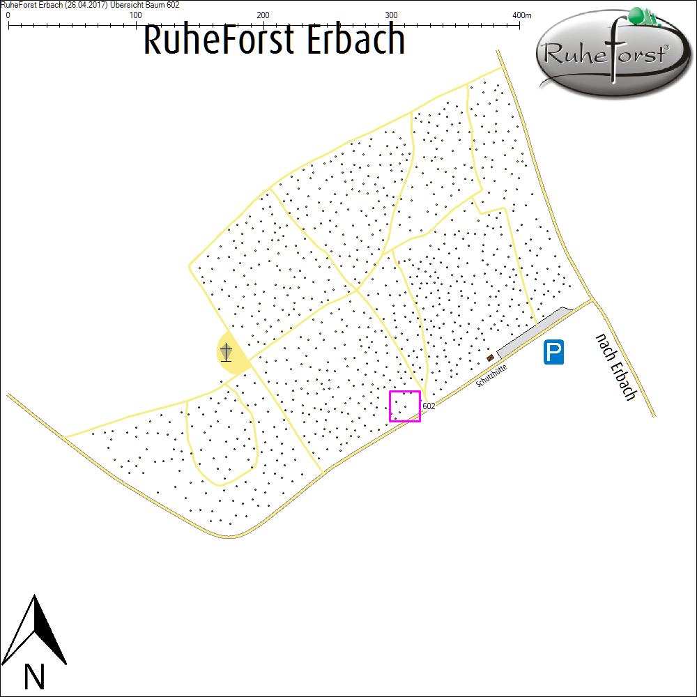 &Uuml;bersichtskarte zu Baum 602