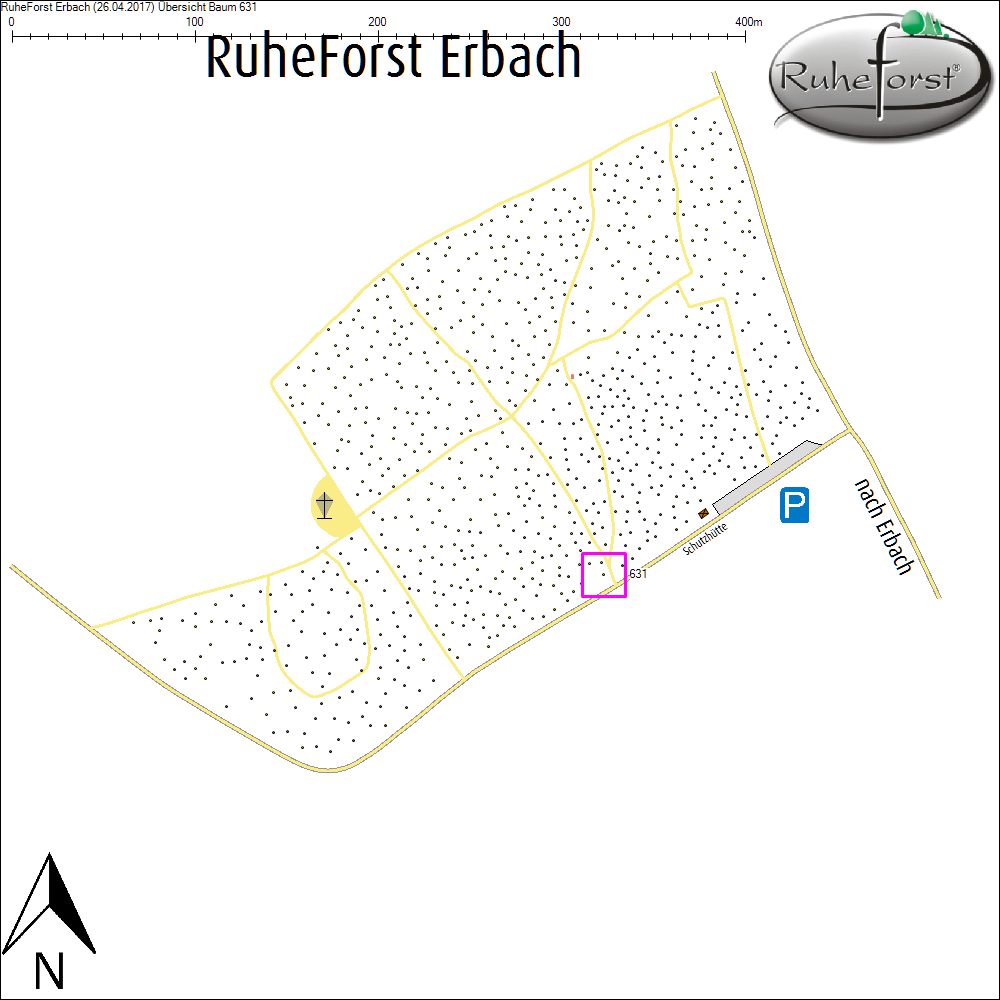 &Uuml;bersichtskarte zu Baum 631