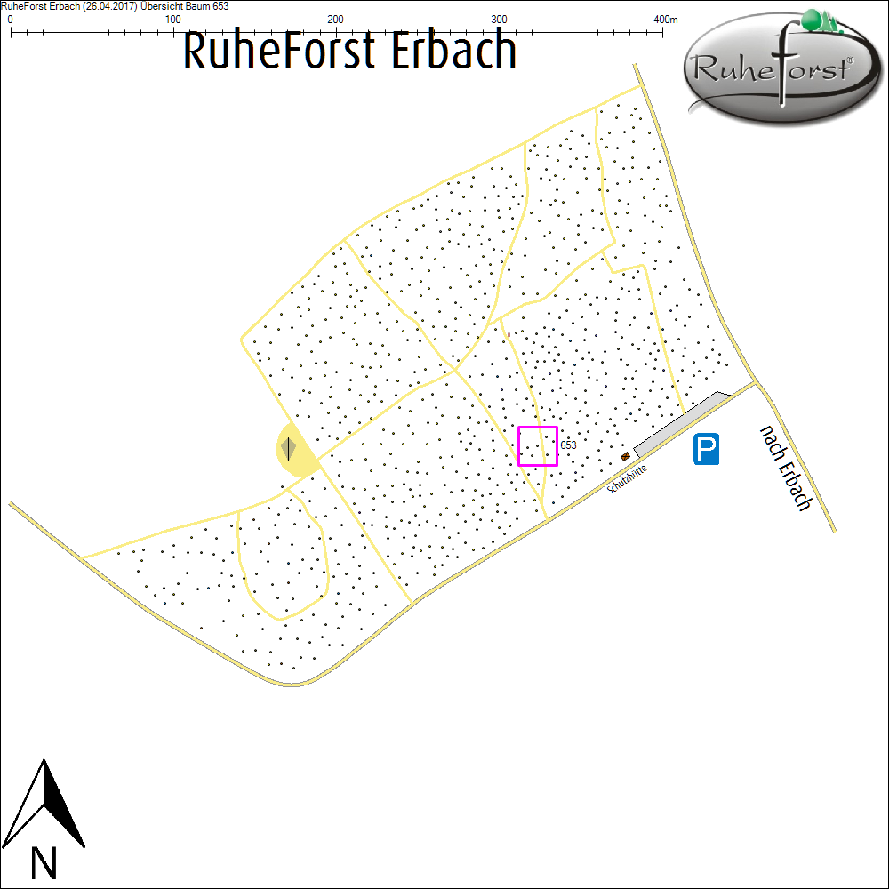 &Uuml;bersichtskarte zu Baum 653