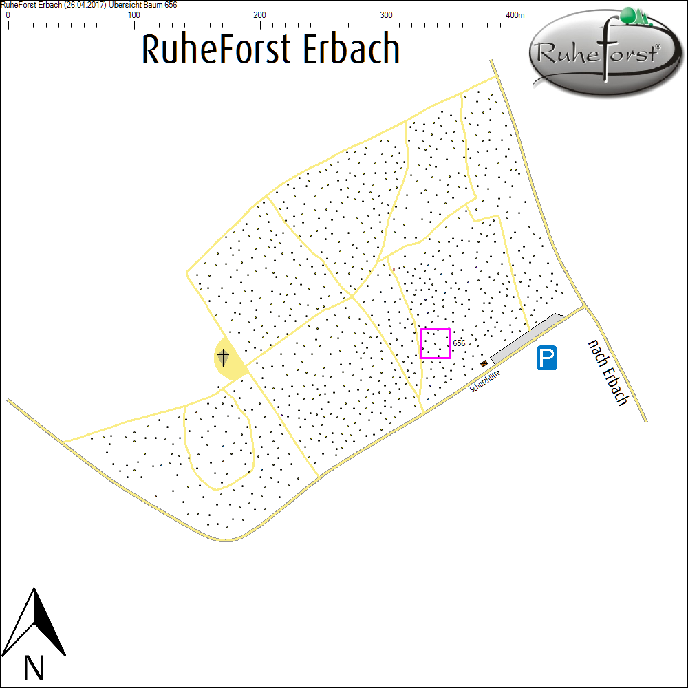&Uuml;bersichtskarte zu Baum 656