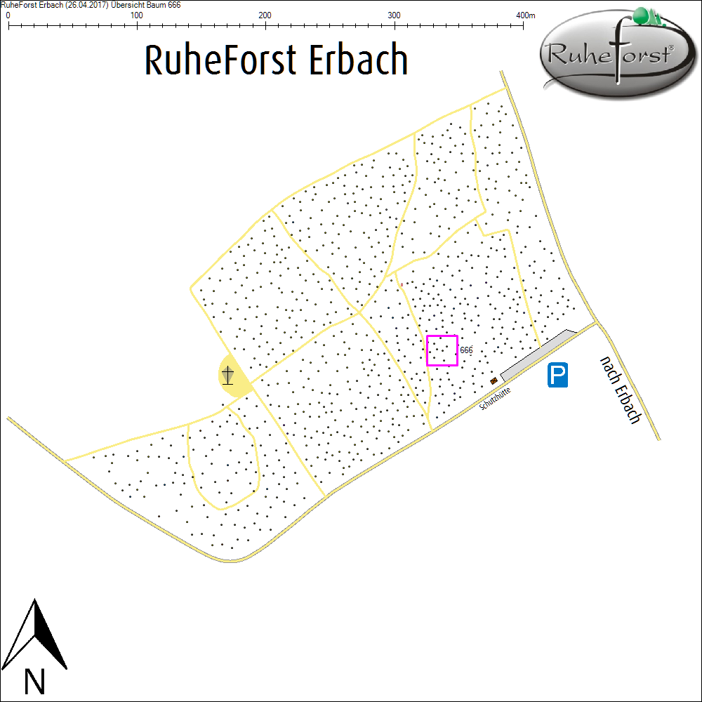 &Uuml;bersichtskarte zu Baum 666