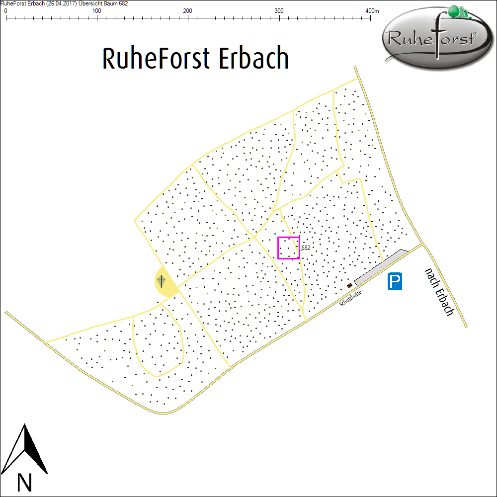&Uuml;bersichtskarte zu Baum 682