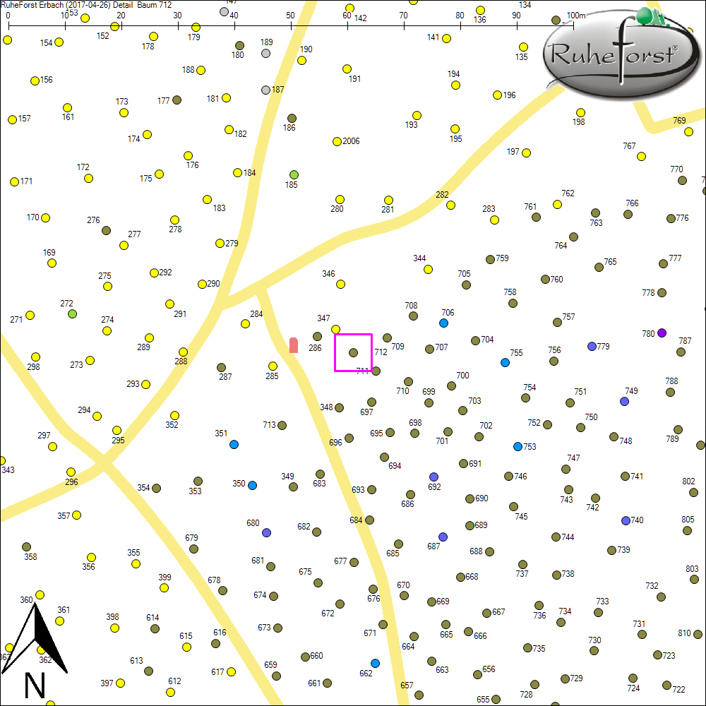 Detailkarte zu Baum 712